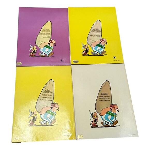 Asterix Graphic Novel Book Lot 4 Cleopatra Olympic Spain Legion PB 70s English - Picture 3 of 16